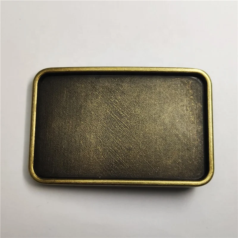 Оптовая продажа, металлическая Античная латунная пряжка для ремня, винтажная пряжка с западным логотипом на заказ