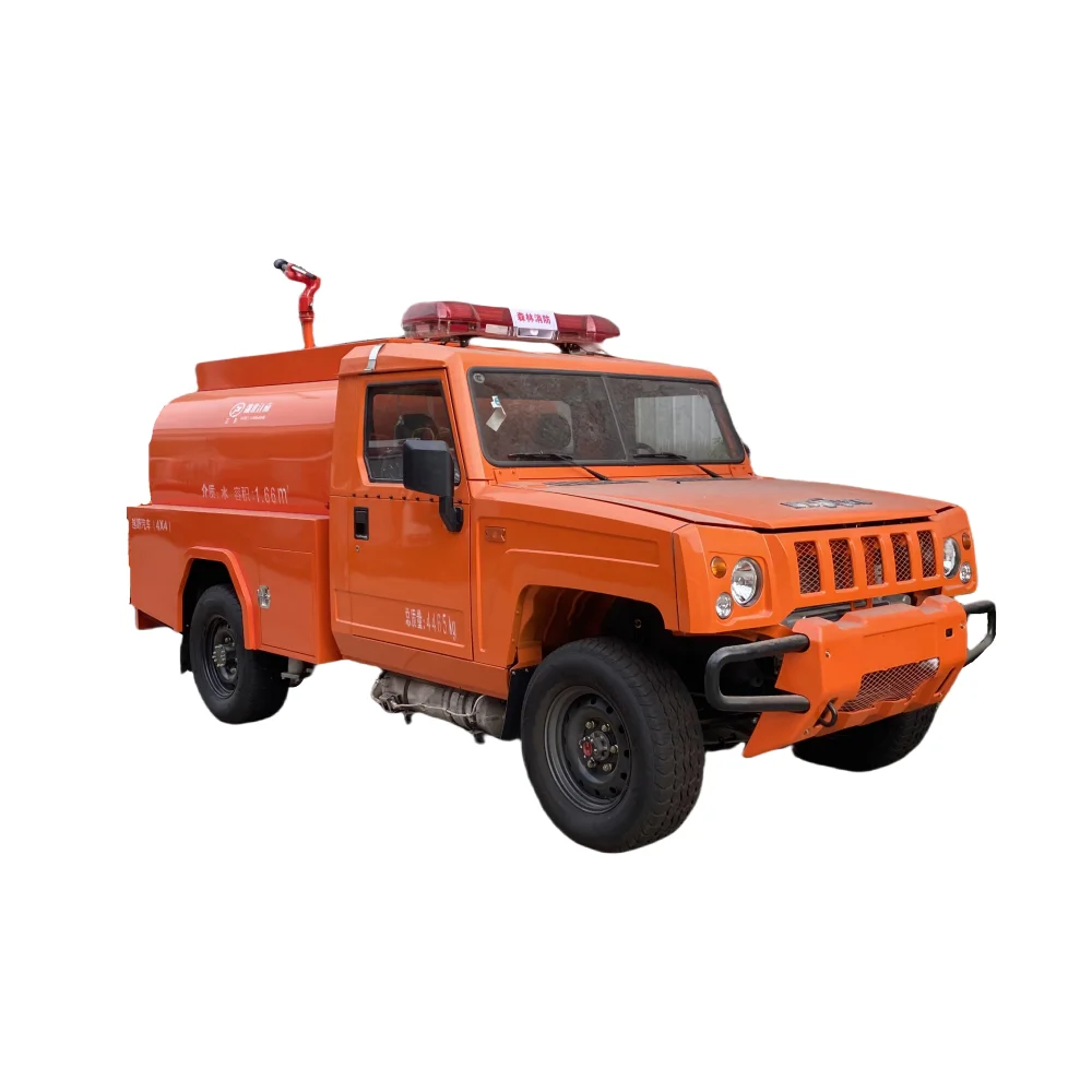 Chinese Brand 4WD off Road Automatic Oil or Gasoline 4X4 Pickup Forest Fire Truck for Sale
