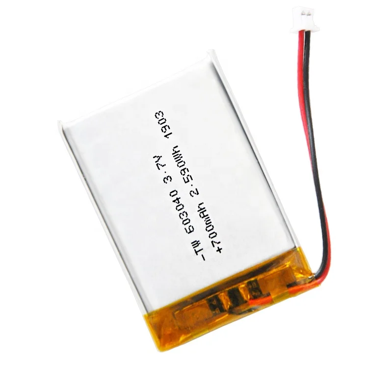 Factory original   li-polymer 700mAh 603040 high capacity li-on polymer battery