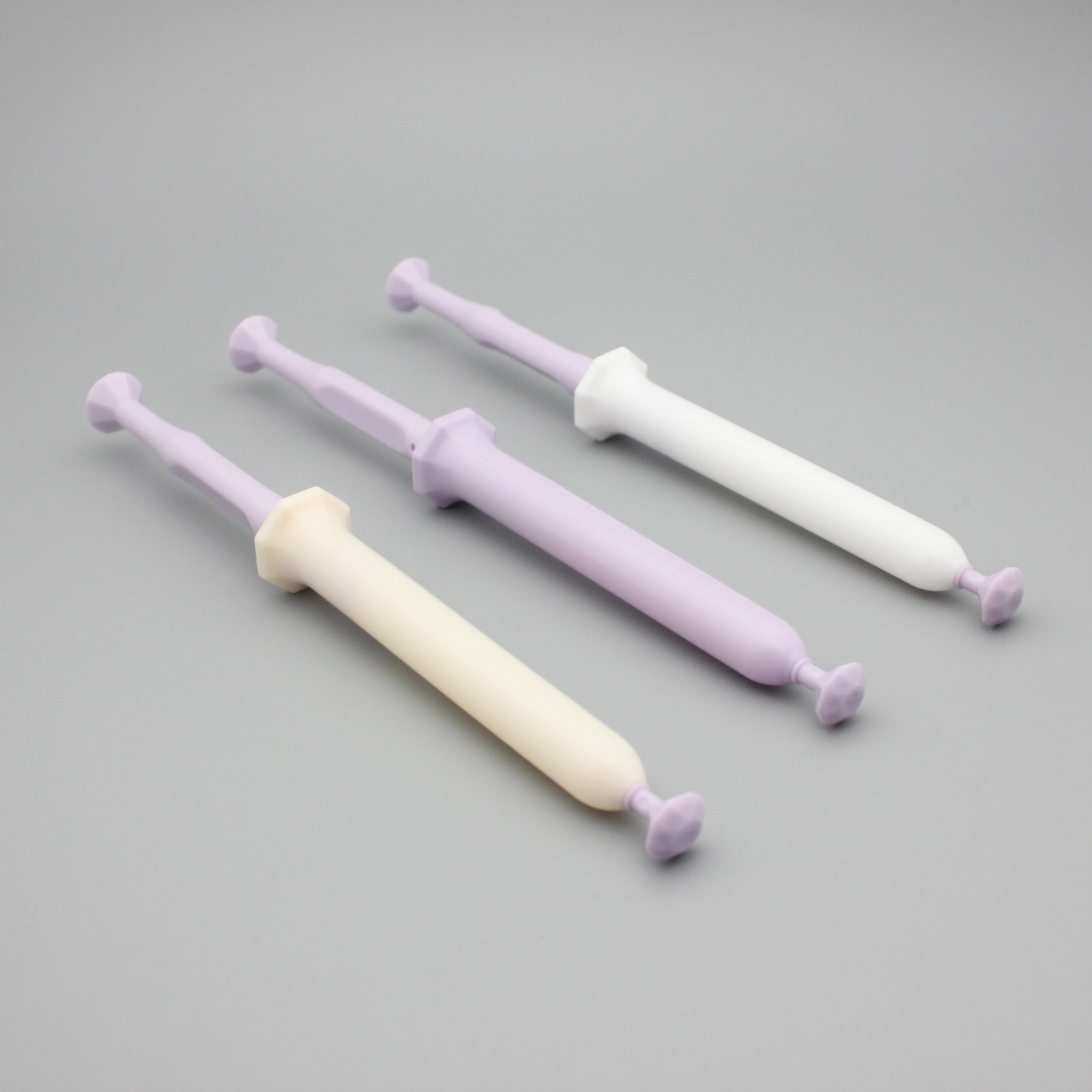 Hot selling 2.5ml gynecological gel tube plastic vaginal applicator