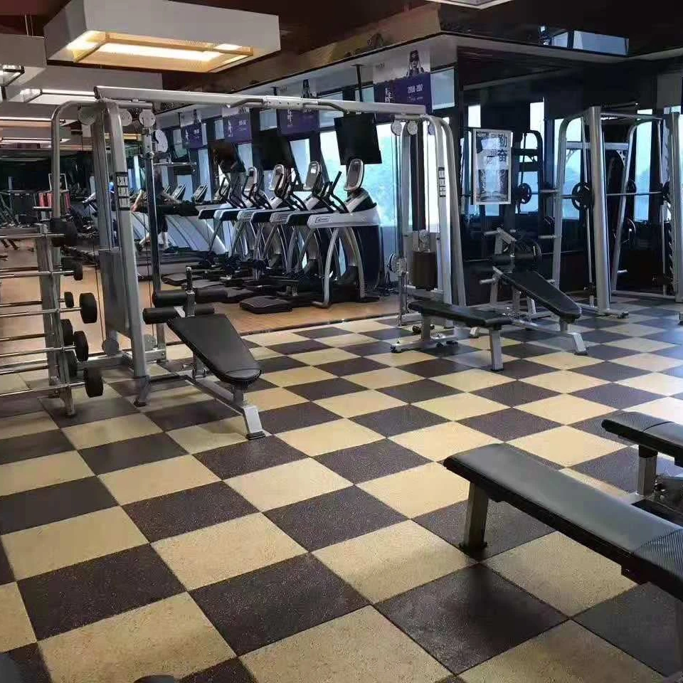 
Резиновое Спортивное напольное покрытие для спортзала 500x500x50 