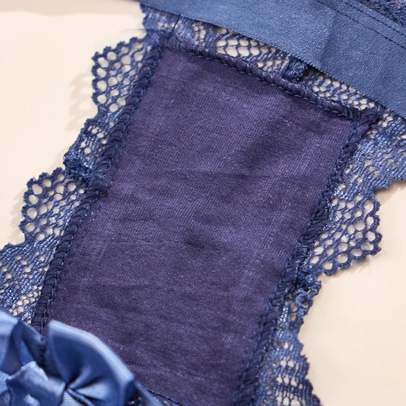 Fast Shipping Europe And The United States Sexy Lace Thong Pure Desire Girls Bow Ladies Panties Low Waist Wholesale New Color