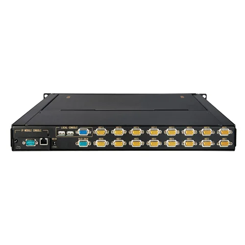 Chinese cheap 4 port VGA kvm over ip with 1U Rackmount  KVM Drawer with kvm cable switch