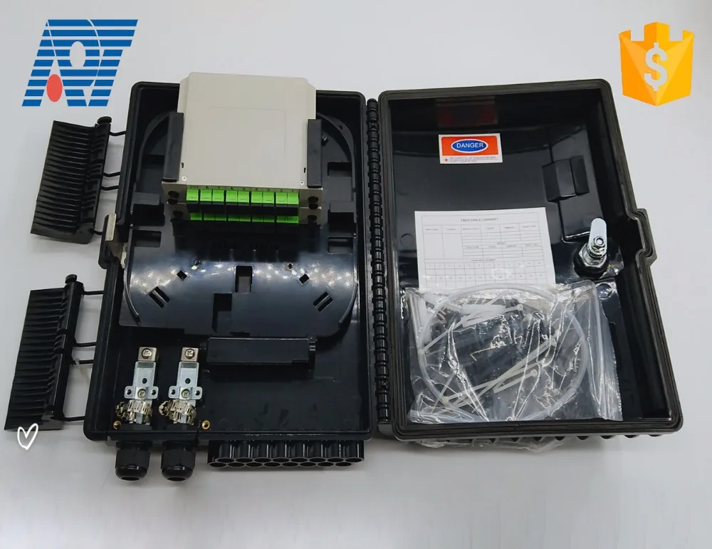 Горячие продажи Крытый 2 16 core распределения коробки мини волоконно-оптической распределительной коробки