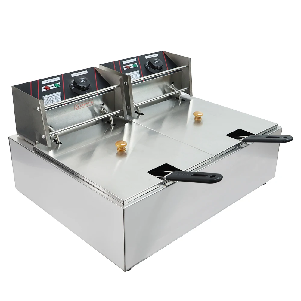 Big Sale Commercial Stainless Steel Restaurant Automatic Electric Deep Oil Fryer for Fried Chicken