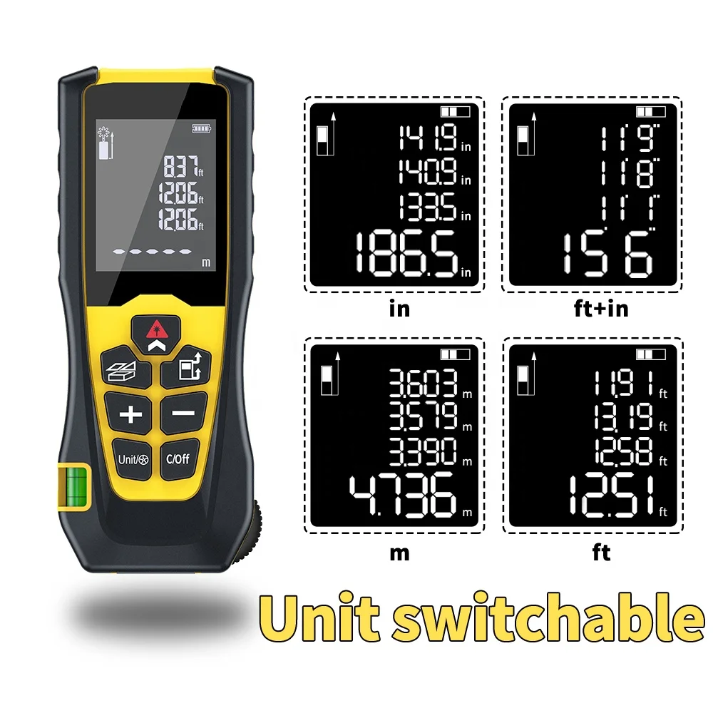 Cheap Laser Measure Touch Laser Distance Meter Range 100M