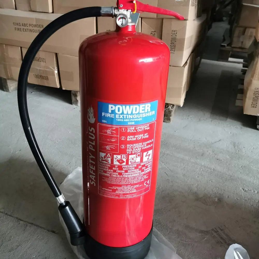 CE EN3 12KG Dry Chemical Powder Fire Extinguisher
