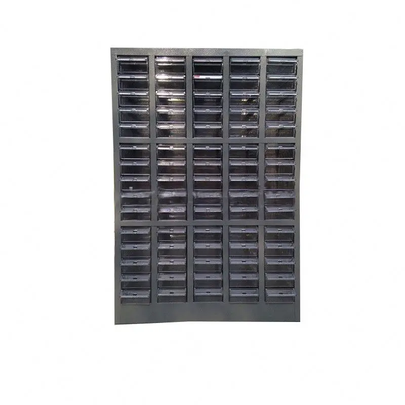 Plastic storage cabinet and drawer cabinet component parts cabinet