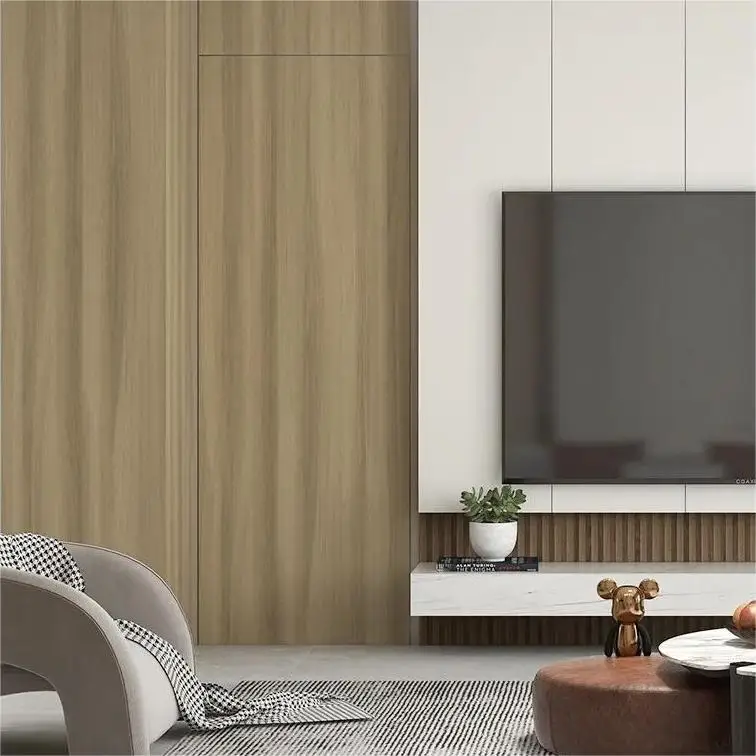 WALNUT Hot Sale New Designs Melamine Paper Laminate Board Plywood Sheet for Garden Decoration