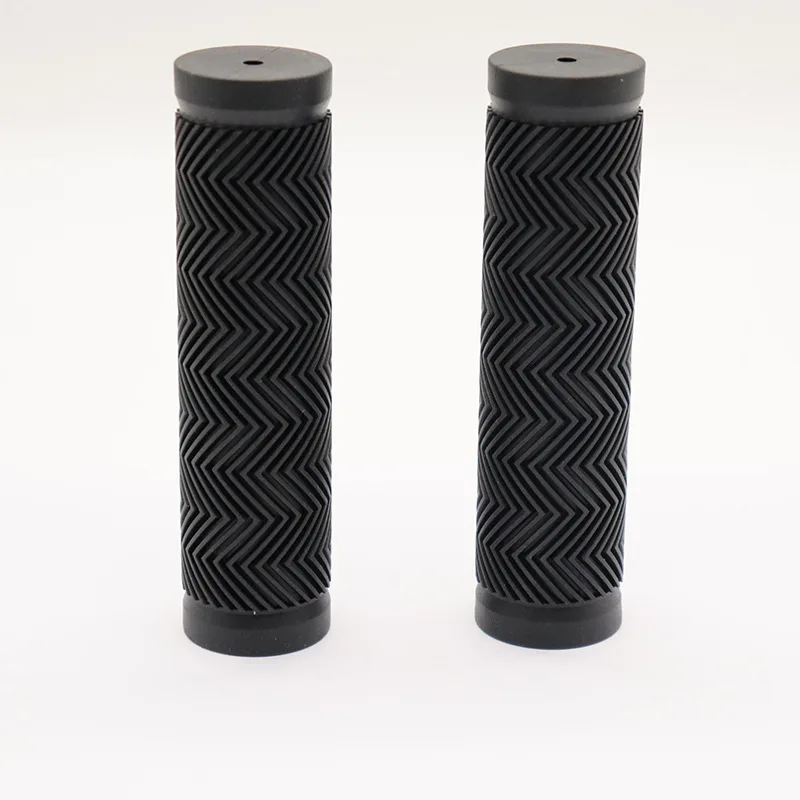 Oem Customized 120mm 22mm Black Rubber Non-Slip Bike Grip Bicycle Handlebar Grips Fit For Mtb Road Bike Cycle grip