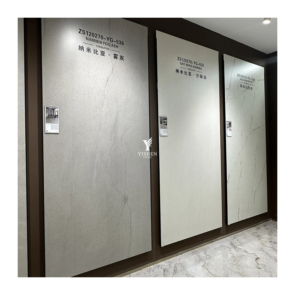 Large Format 1200x2400mm Sintered Stone Slab Calacatta White Porcelain Marble Floor Tiles  for Living Room Wall Background
