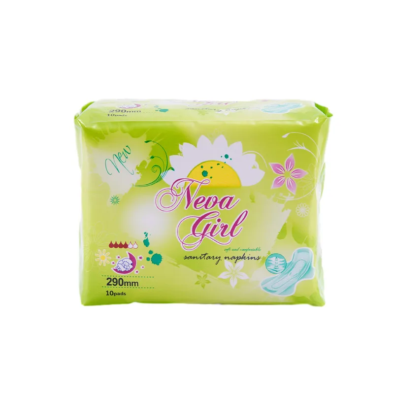 Free Sample Extra Long Panty Liners Organic Disposable Biodegradable Sanitary Napkin for Women
