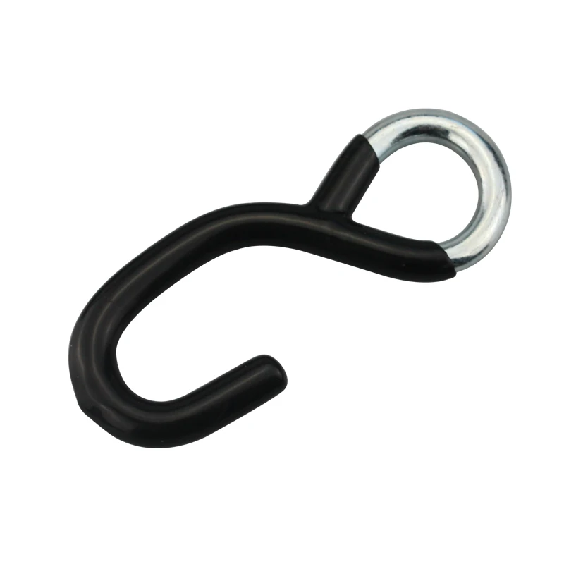 Металлический крючок с пластиковым покрытием, широко используемый 1 дюйм 750 кг 1 дюйм (25 мм) JIULONG с резиновым покрытием CN;ZHE JL9028 84 мм 9 мм