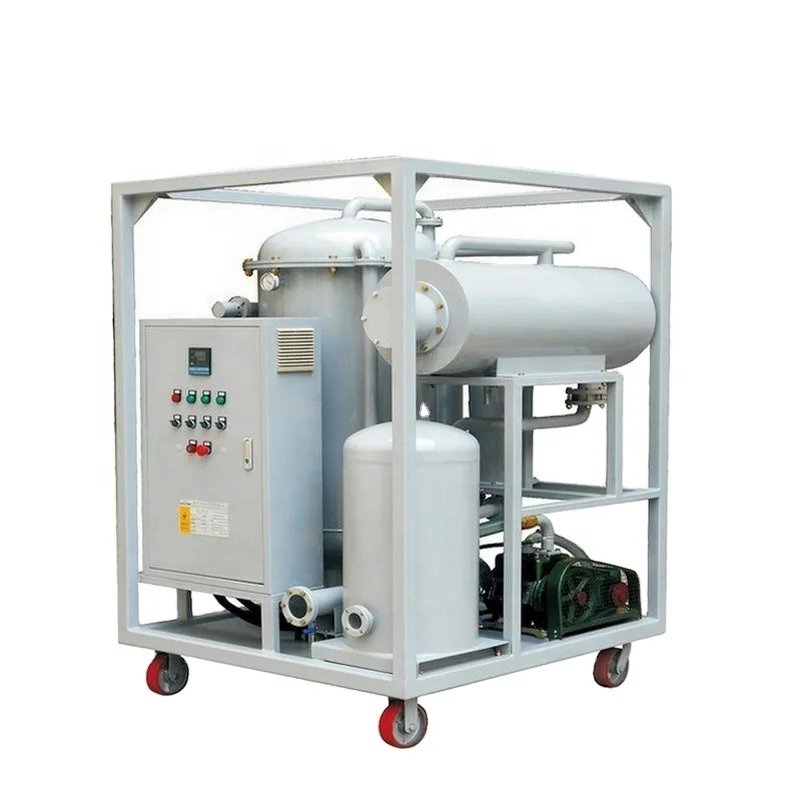 LUSHUN Brand Mobile Vacuum Turbine Used Oil Machine Vacuum Oil Purifier Recycling Lubricating Oil Plant