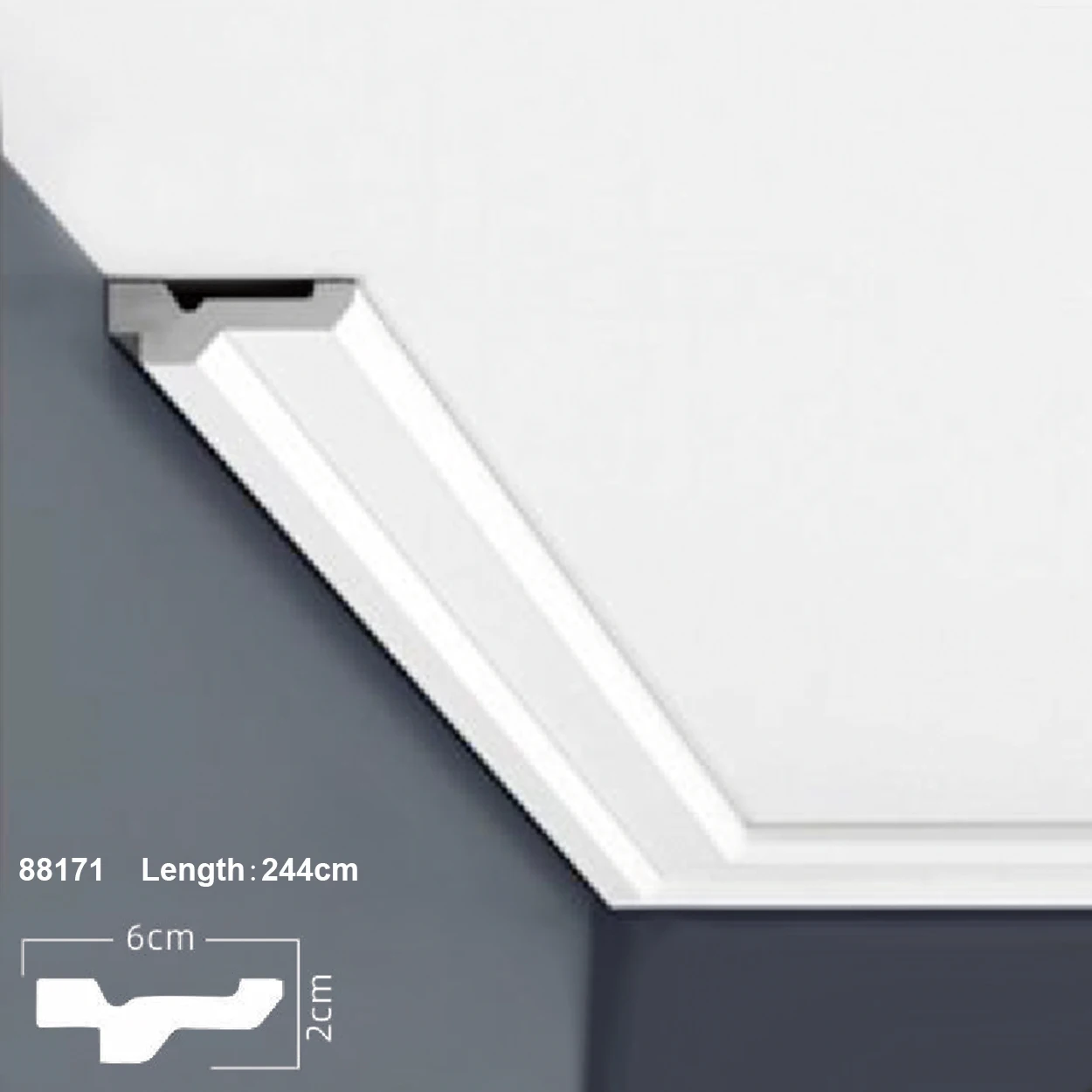 Auuan European Luxury Craft PS Moulding Ceiling Cornice for Home Decoration pu cornice malaysia