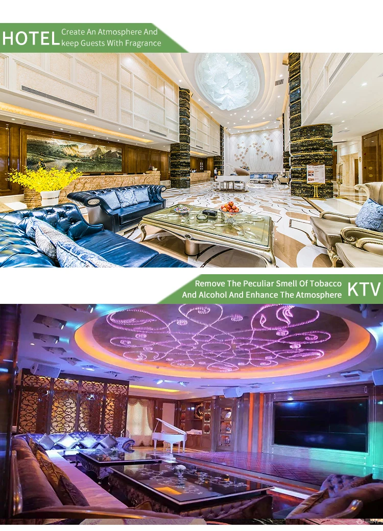 CUNS S600 Advanced Plexiglass Panel Bluetooth Wifi Controlled Fragrance Machine Is Used In Hotels And Shopping Malls