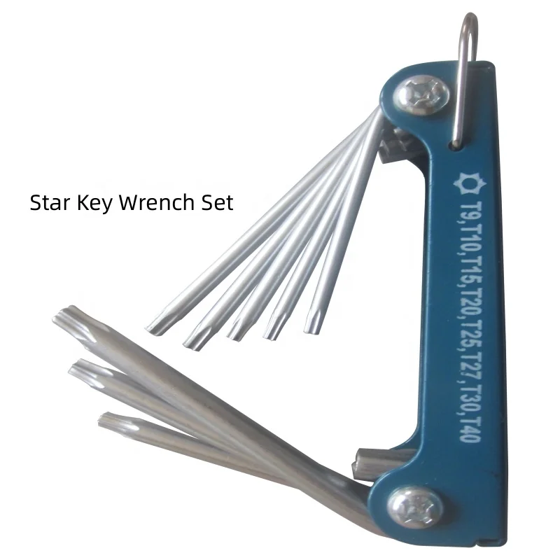 YL OEMor ODM 8PCS Multi-functional Torx Set Folding Hex Allen Key Wrench Set
