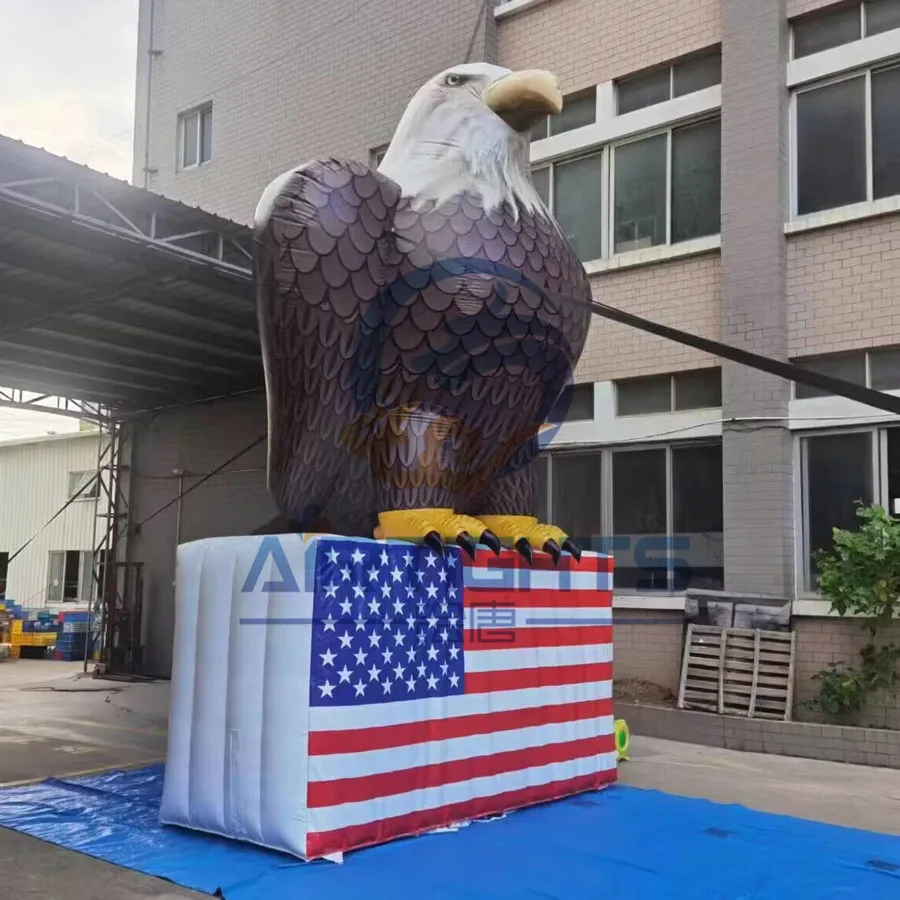 USA Outdoor Events Patriotic Giant Inflatable Flag Eagle Balloon for Sale
