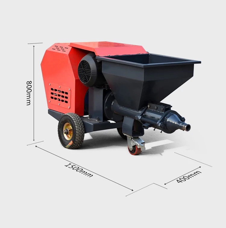 Машина для распыления цементного раствора, Высокоэффективная однофазная 220 В для небольших строительных работ