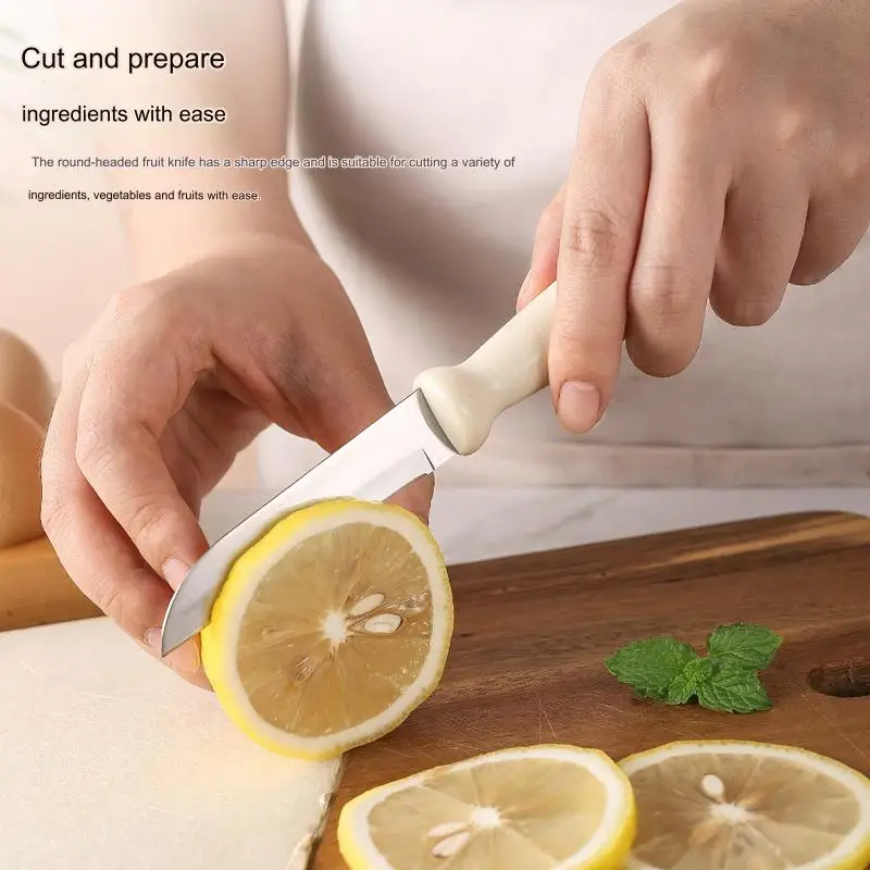 Multifunctional 6pcs Kitchen Utensils Set Melon Scraper Fruit Knife Bottle Opener Scissors Kitchen Tool Set