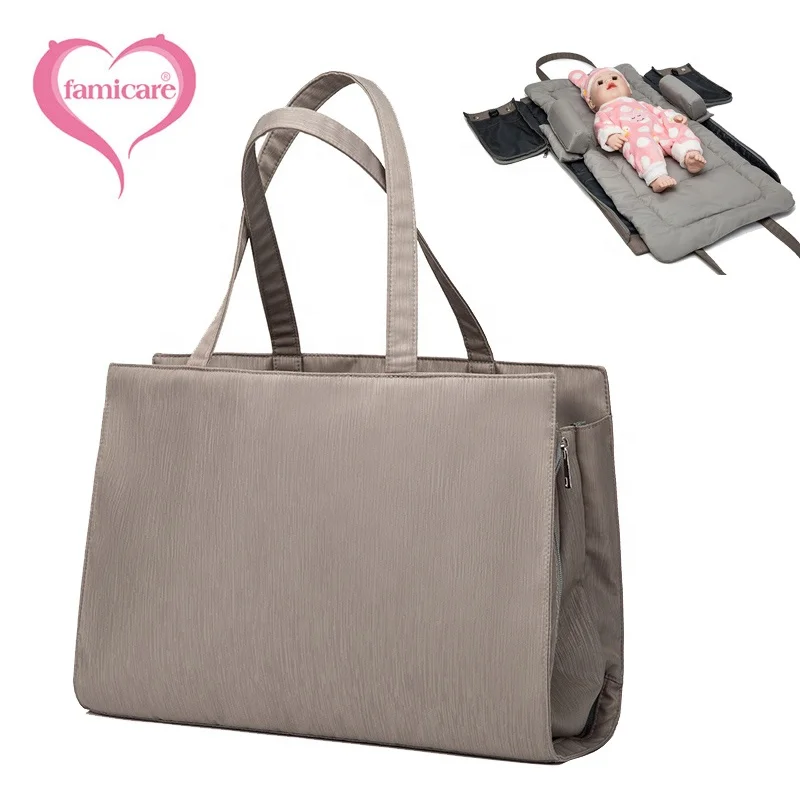 3 in 1 Baby Diaper Bag Infant Foldable Crib Travel Bed Portable Bed-in-Bed Cradle Nest Mattress Bag Totes Mommy Bags Hobos