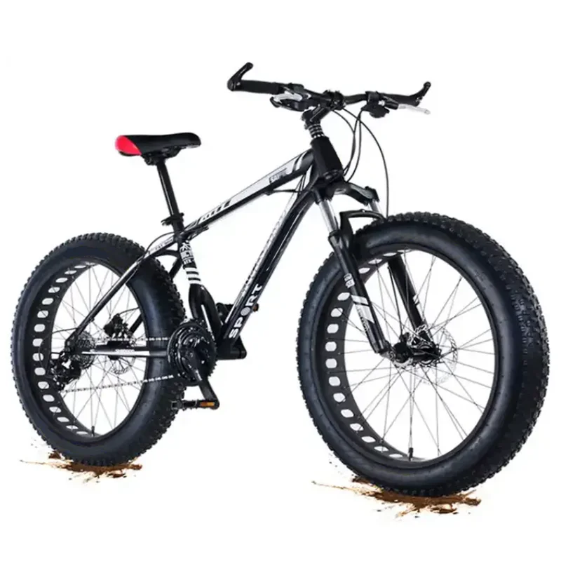 MTBGO Popular Product 21 Speed Fat Downhill Mountain Bike 26 27.5 29 inch Large Wheels Adults Bicicletas Men Bicycles