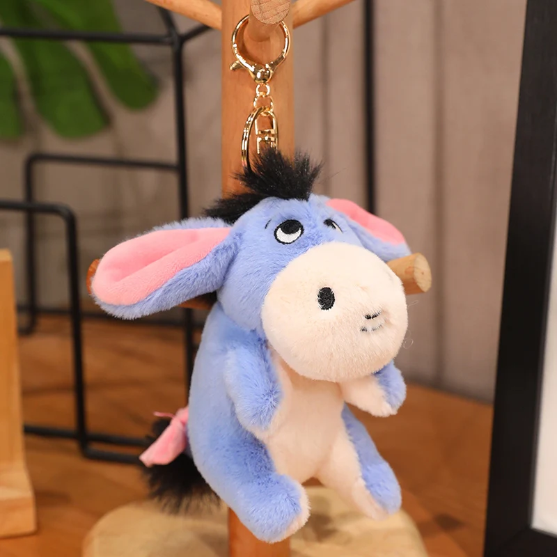 Yangzhou original new sunrise wholesale charming soft plush shapeshift bear stubborn donkey frog tortoise key ring animals
