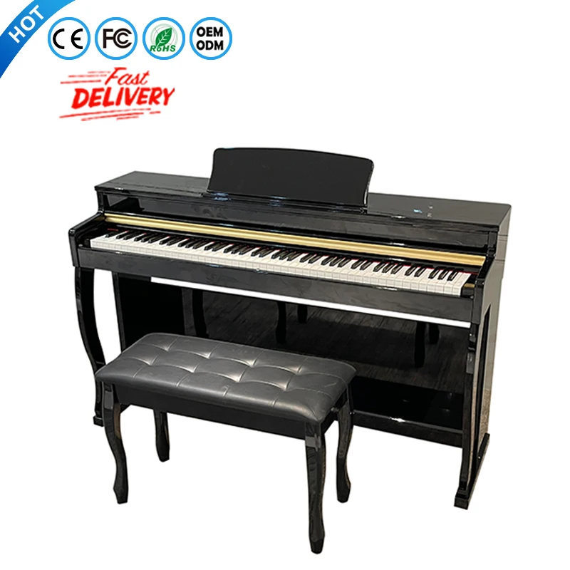 Popular Portable Electronic Keyboard Piano 88 Keys Weighted Digital Musical Instrument Digital Piano For Sale
