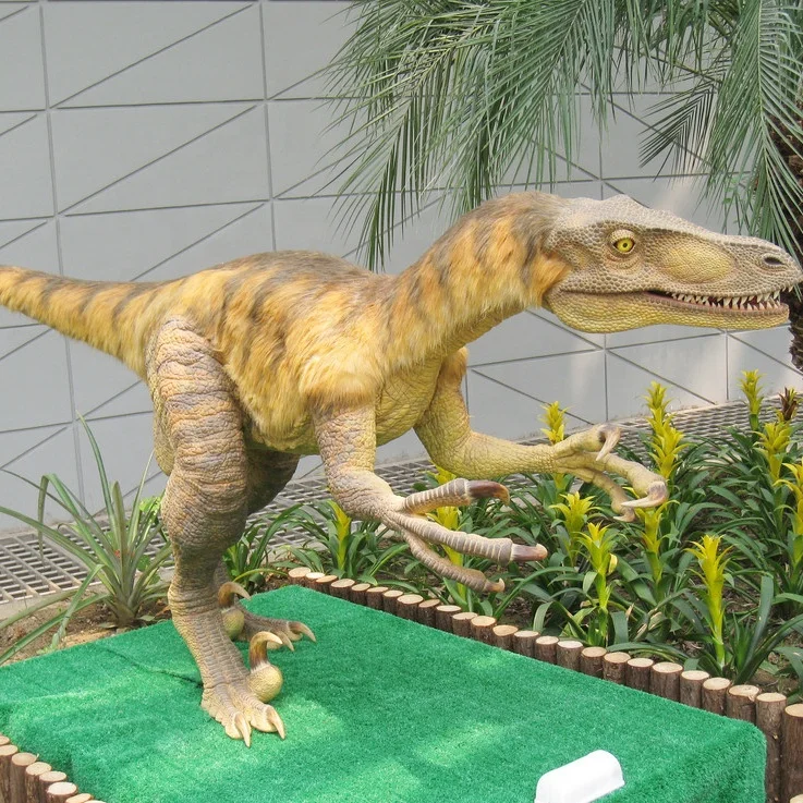 Dino Dinosaur Park Animatronic Raptor Dinosaur Life-sized Velociraptor for Sale