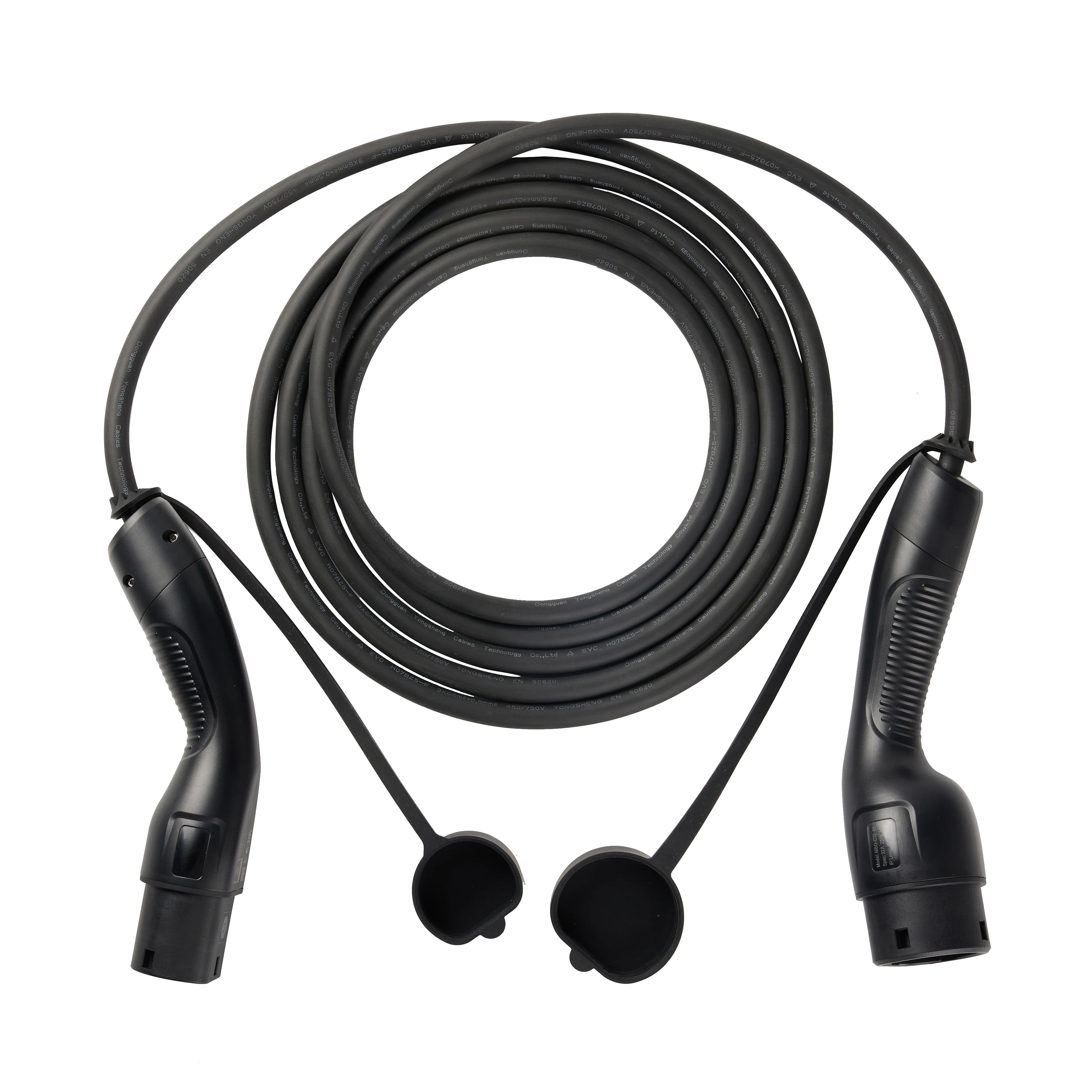 LANGCHI Type 2 to Type 2 EV Cable  T2-T2 IEC 62196 EV Charging Extension Cable Plug Connector TUV