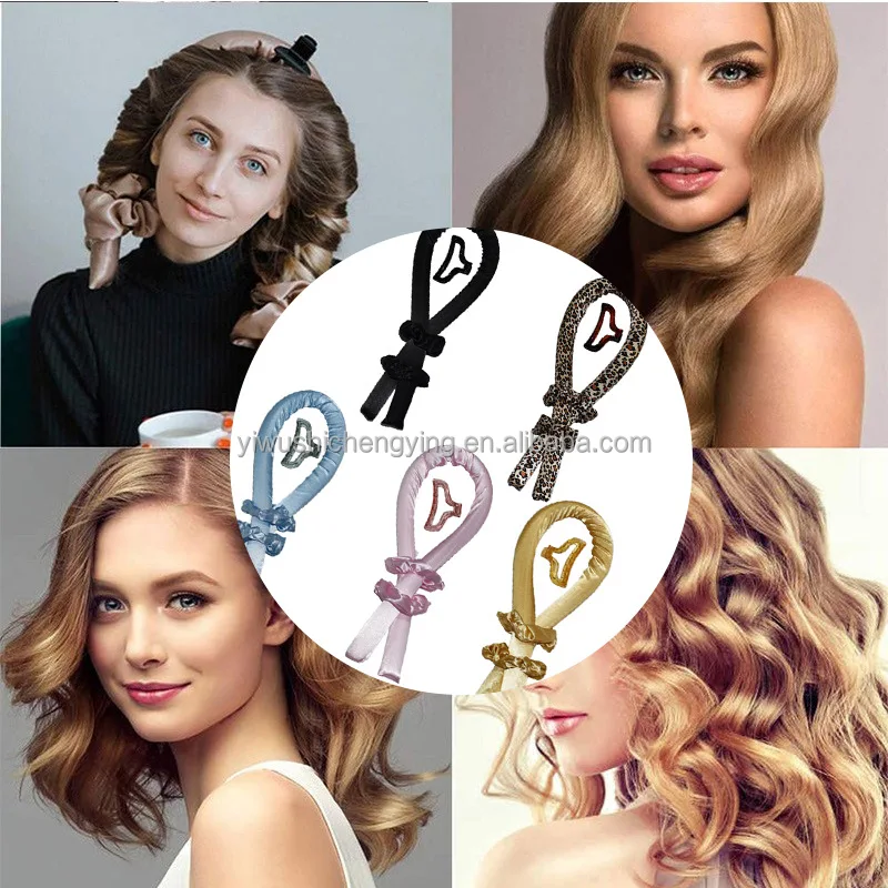 Hot sale lazy sleep curling wand sponge foam non-electric iron hair ring hairdressing set