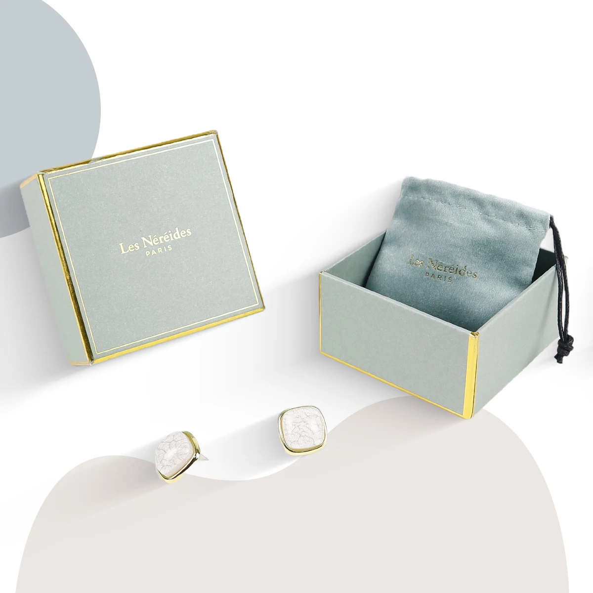 Lipack Advent Calendar Makeup Jewelry Packaging Box Double-Door Christmas Gift Paper Box