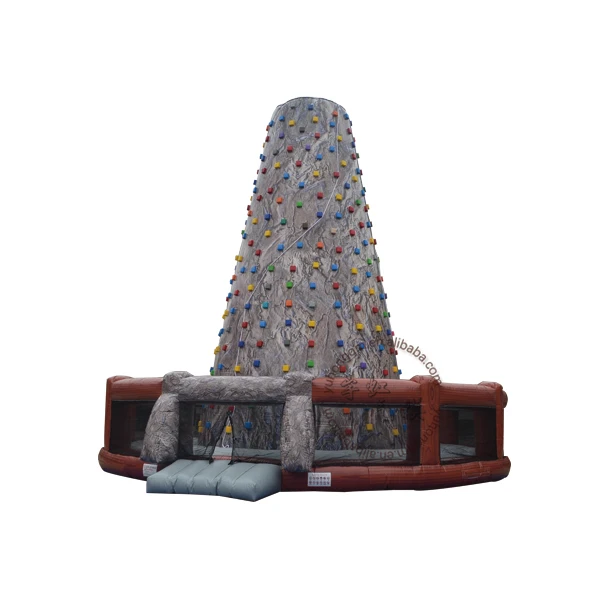 Надувная стена для скалолазания для детского парка развлечений на открытом воздухе