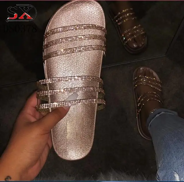 Wholesale Comfortable Design Females Sandal Shoe Custom Flat Sandals Women