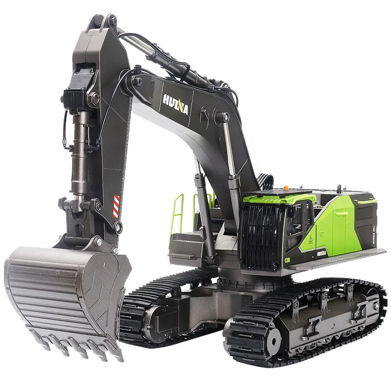 ZIGOTECH 1/14 22 channel Metal Rc Remote Control Toy Excavator Equipment 1593 R.C. Construction