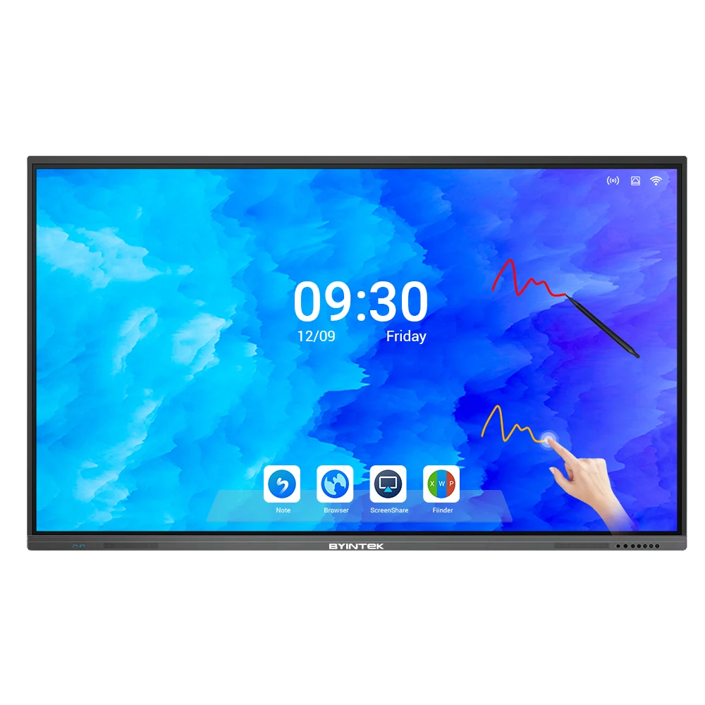 65inch Interact Display Touch Screen Flat Panel Whiteboard Smart Touch Screen Led Digital Interactive Smart Electronic Board