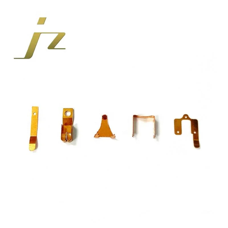 Customized Beryllium Copper/Brass Battery Spring Shrapnel Contacts Contact Copper Conductive Gold Plated Shrapnel Stamping Reed