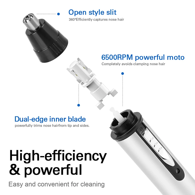 Rechargeable Private Label Mini Electric Eyebrow Trimmer Facial Hair Removal Shaver Hair Clipper