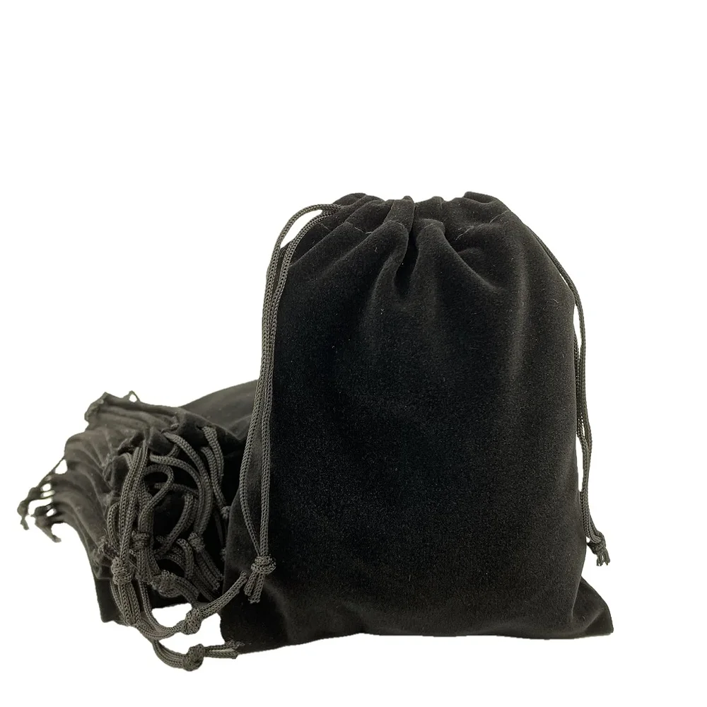 Hot Sale Velvet Gift Bag Watch Pouch With Drawstring Reusable Velvet Ring Earring Jewelry Pouch