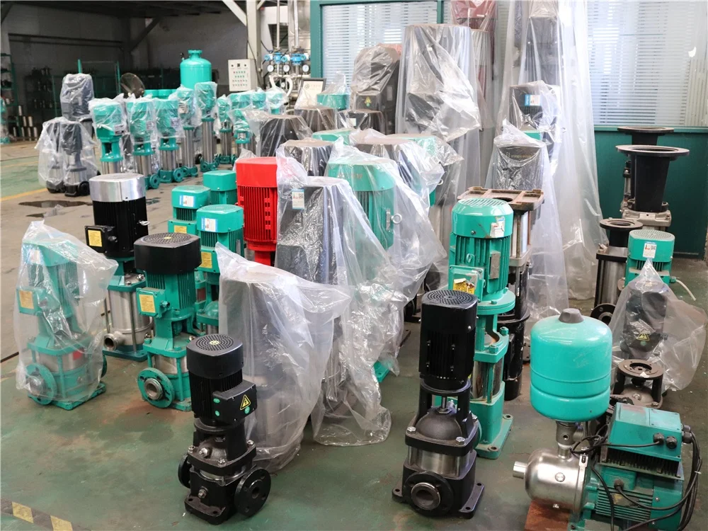 High pressure vertical turbine water pump