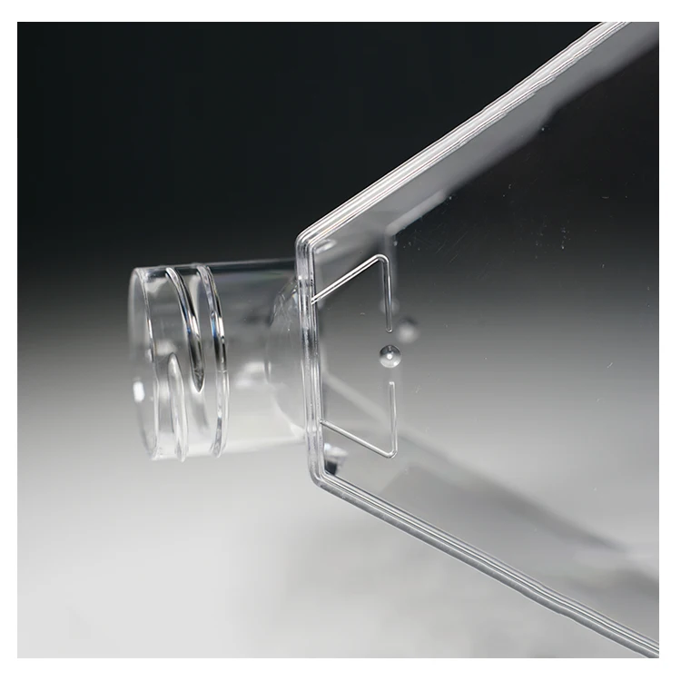 Laboratory products square glass media bottle cell culture flasks with standard