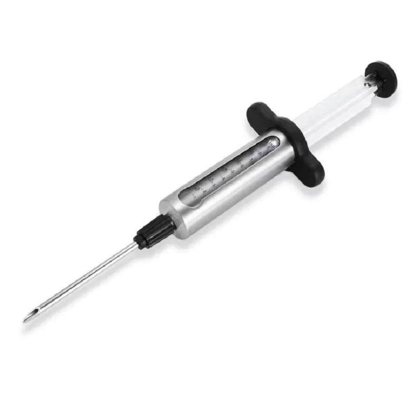 Meat Turkey Food Seasoning Injector Barbecue Sauce Metal Turkey Condiment Syringe,turkey Needle