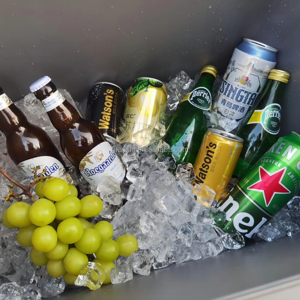 Foldable Food Ice Cooler Box Waterproof Cooler Camping Picnic Folding Insulated Cooler Box With Heavy Duty Handle