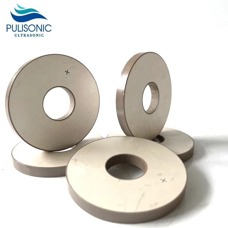 50mm Diameter Ring Piezoelectric Ceramic As 15khz/20khz Ultrasonic Sensor Piezoceramic  Parts