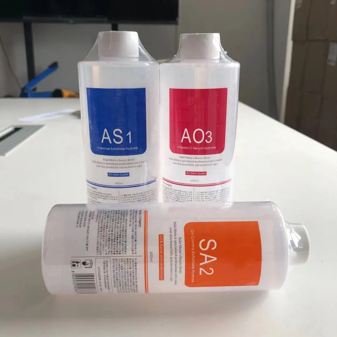 Oxygent Jet AS1 SA2 AO3 400 чистая Гиалуроновая кислота Аква пилинг решение по уходу за кожей жидкость для кислородной терапии машина лица