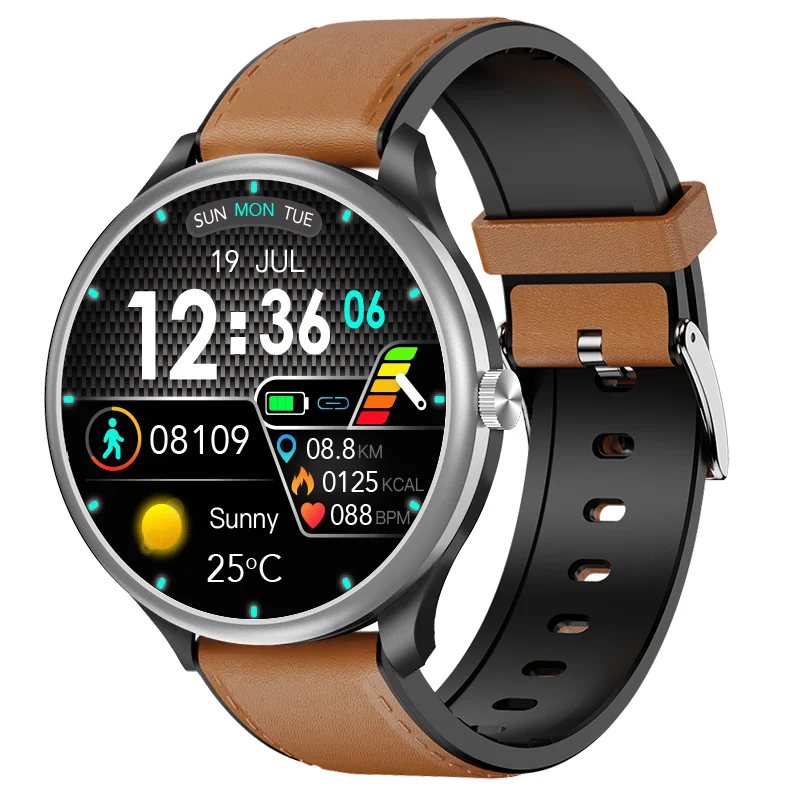 2022 Smart dynamic PPG&ECG monitoring smart tracker watch logo accept customization