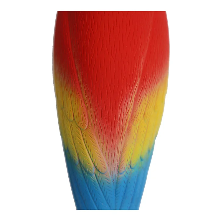 Thinkerpet Vivid Parrot Wild Chicken Bird Shaped Funny Pet Chew Dog Squeaky Toy