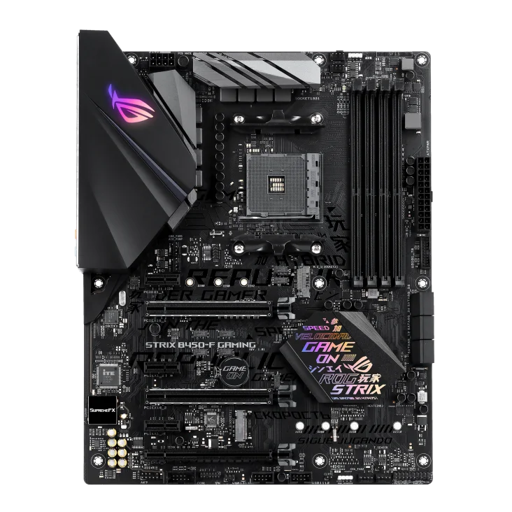 Б/у, ASUS ROG STRIX B450-F игровой гнездо материнской платы AM4 DDR4 для AMD B450M B450 оригинальный рабочего Материнская плата