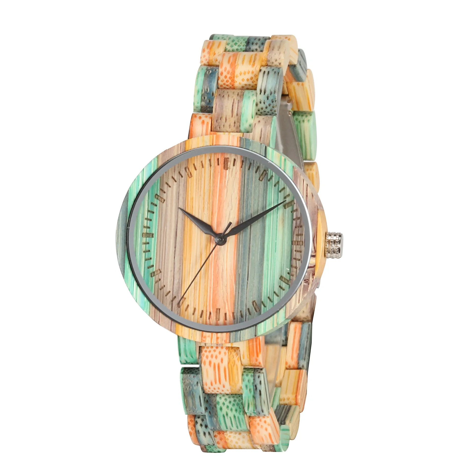 Alibaba Top Seller Wholesale custom private label women bamboo wood watch Fast Shipping