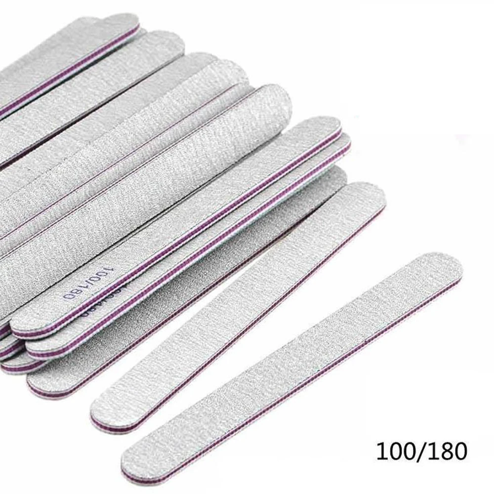 
Wholesale Nail Files Private Label 100 180 Zebra Nail File Custom Logo 